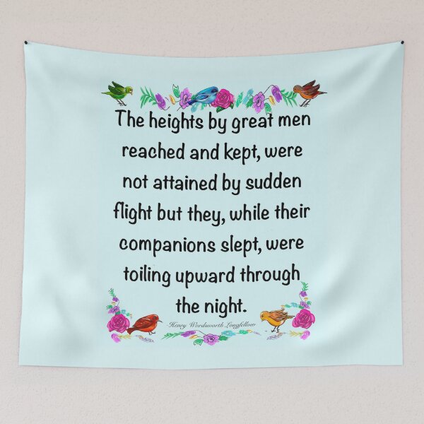 Item preview, Motivational Inspirational motivation affirmation The heights by great men reached and kept designed and sold by Artonmytee.