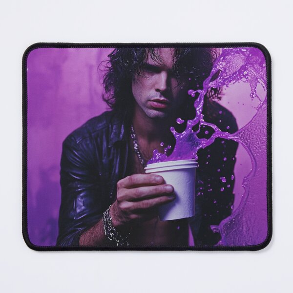 Item preview, Jim Morrison Cinematic Purple Splash designed and sold by WockWave.