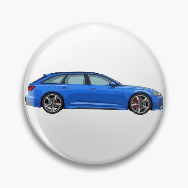 Item preview, Blue Performance Estate Side View Vector Art designed and sold by NikksGarage.