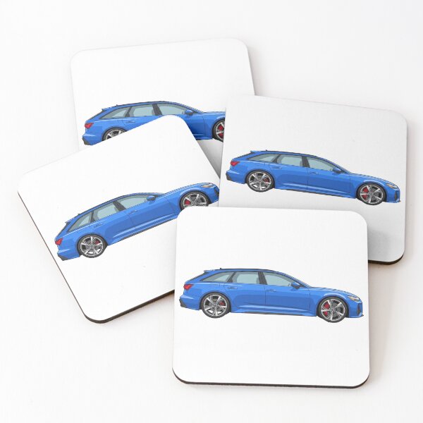 Item preview, Blue Performance Estate Side View Vector Art designed and sold by NikksGarage.