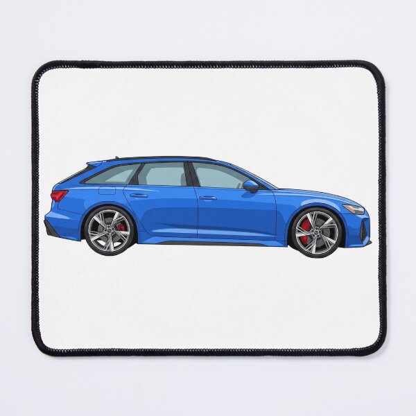 Item preview, Blue Performance Estate Side View Vector Art designed and sold by NikksGarage.