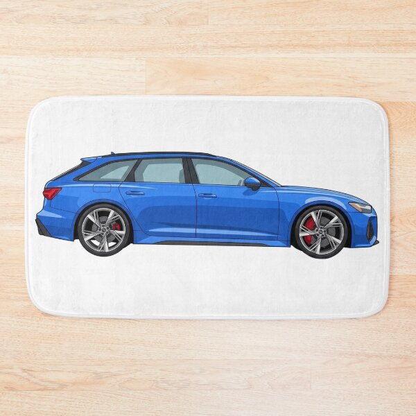 Item preview, Blue Performance Estate Side View Vector Art designed and sold by NikksGarage.