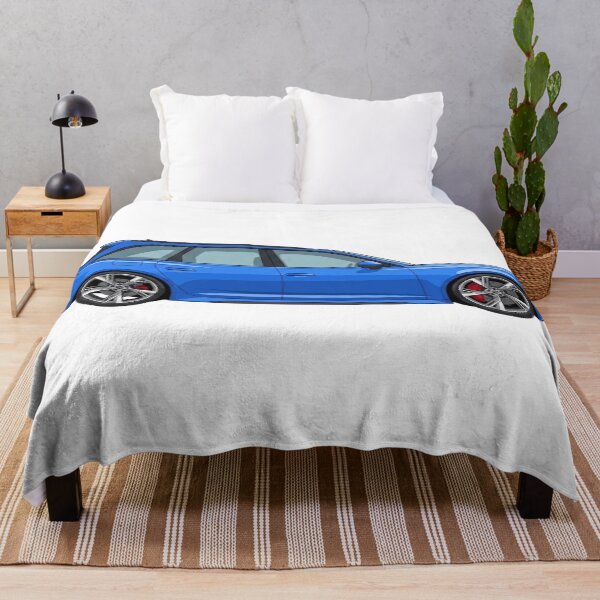 Item preview, Blue Performance Estate Side View Vector Art designed and sold by NikksGarage.