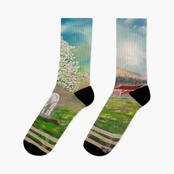 Item preview, Barn Beyond the Blossoms designed and sold by Oxana Balke.