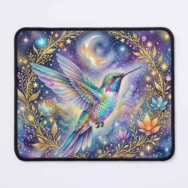 Item preview, Hummingbird in Cosmic Splendor designed and sold by Sigtrix.