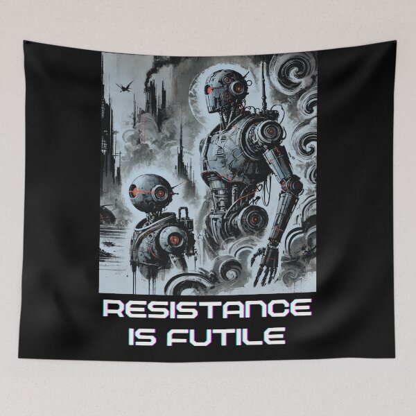 Item preview, Humanoid Robot The Bots Are Coming AI Sci Fi Futuristic Android AI Tech Graphic Tee designed and sold by TEEJAMBOREE.