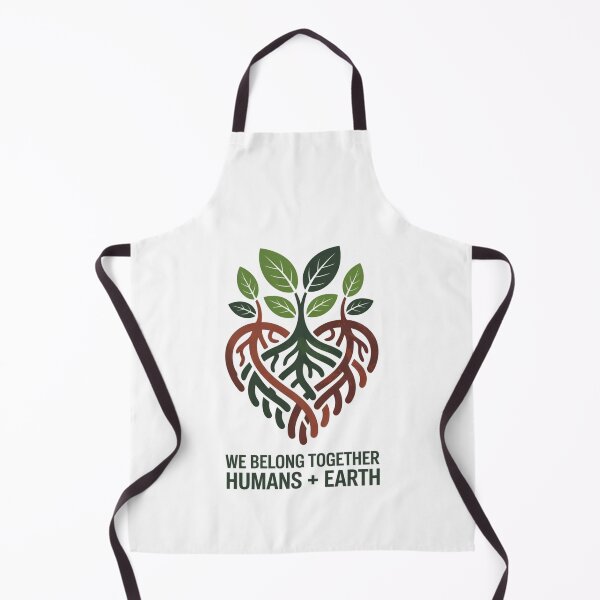 Item preview, We Belong Together Humans and Earth – Tree Root Heart Environmental T-Shirt designed and sold by proearth2022.