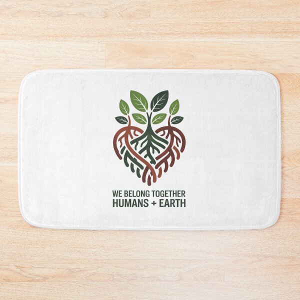Item preview, We Belong Together Humans and Earth – Tree Root Heart Environmental T-Shirt designed and sold by proearth2022.