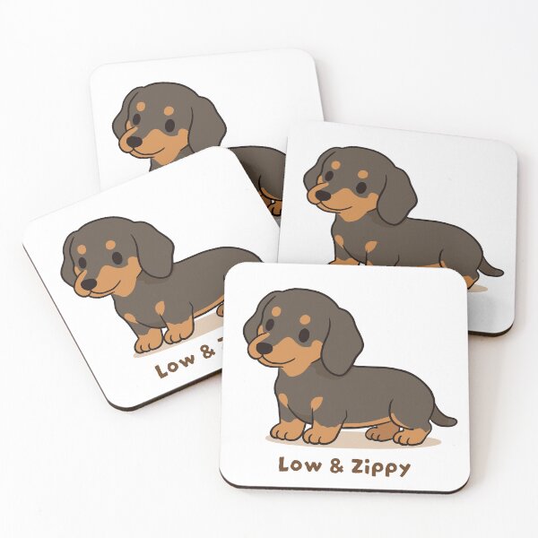 Item preview, Dachshund Low And Zippy Cute Kawaii Puppy designed and sold by MJ ART.
