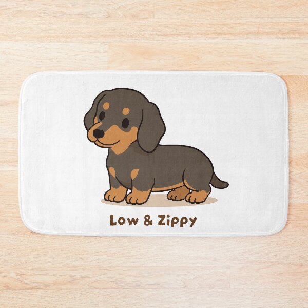 Item preview, Dachshund Low And Zippy Cute Kawaii Puppy designed and sold by MJ ART.