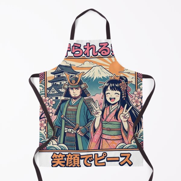 Item preview, Anime-style samurai protecting a princess designed and sold by HD3284.