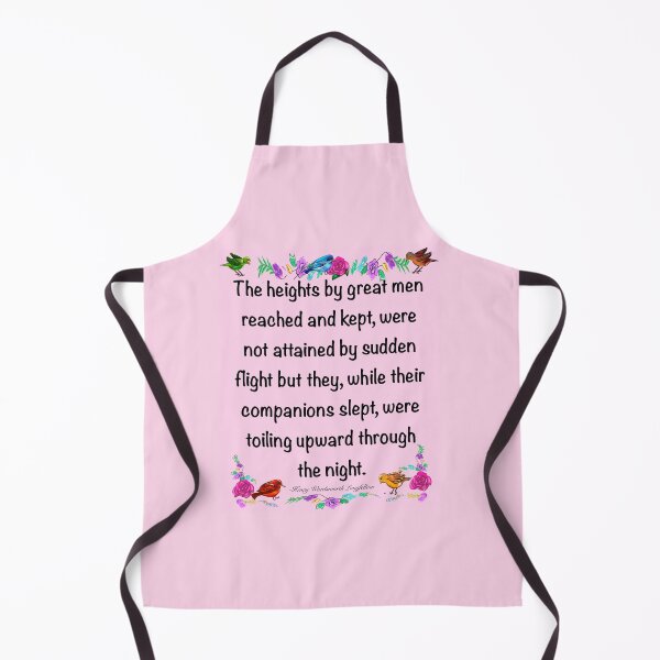 Item preview, Motivational Inspirational motivation affirmation in pink - The heights by great men reached and kept designed and sold by Artonmytee.