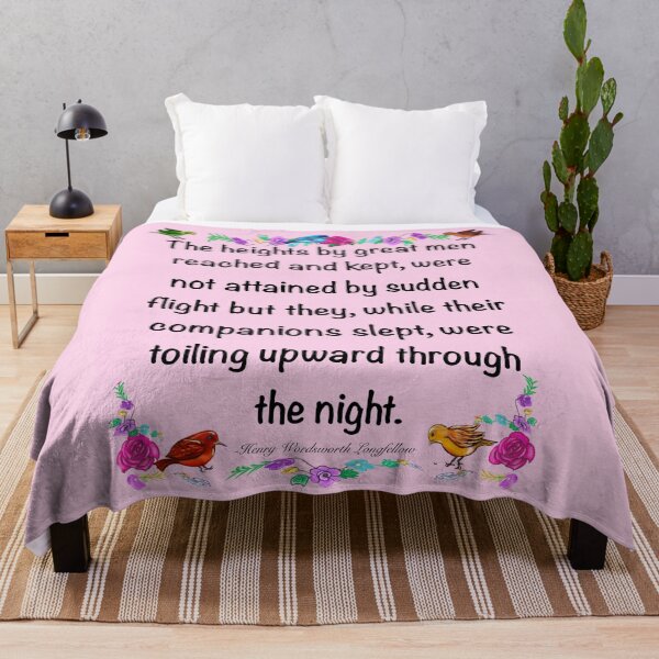 Item preview, Motivational Inspirational motivation affirmation in pink - The heights by great men reached and kept designed and sold by Artonmytee.