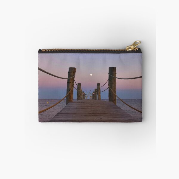 Item preview, Full Moon Over Tropical Beach Pier designed and sold by Kainicram.