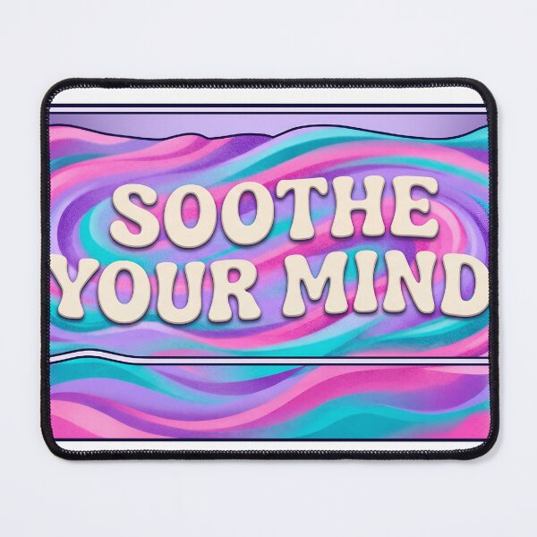 Item preview, Satisfying Kinetic Sand ASMR Sensory Art Wavy Text Soothe Your Mind designed and sold by StickyGuys.