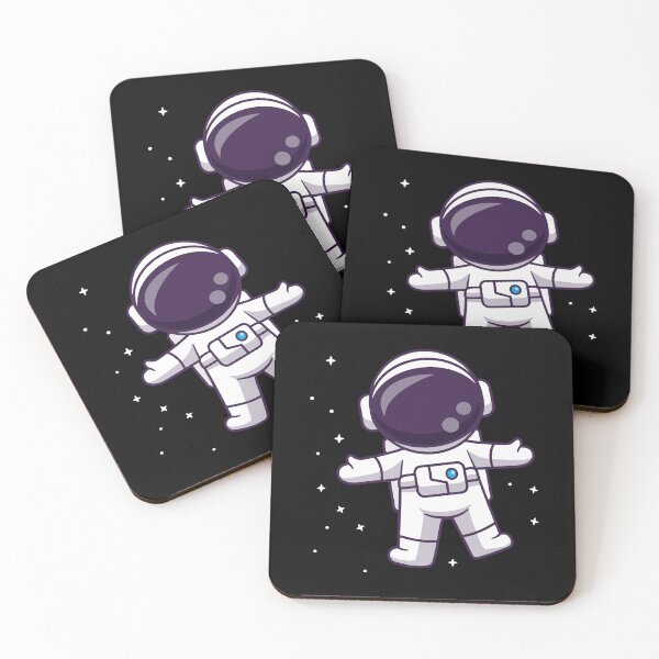 Item preview, Cute Astronaut Floating in Outer Space designed and sold by zchikar.