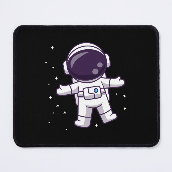 Item preview, Cute Astronaut Floating in Outer Space designed and sold by zchikar.