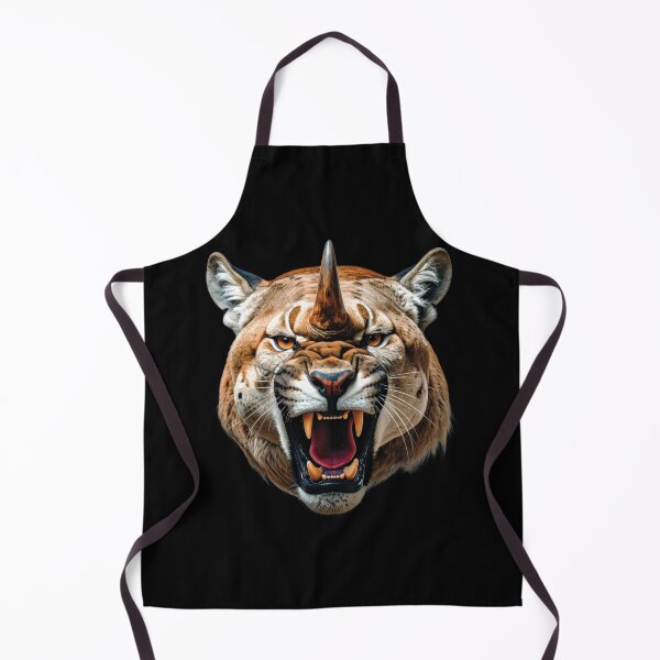 Item preview, Hybrid portrait of a Puma & Rhinoceros! (Digital illustration) designed and sold by Alan-David.