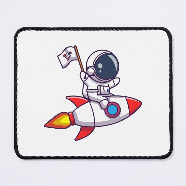 Item preview, Astronaut Riding Rocket Ship to Space designed and sold by zchikar.