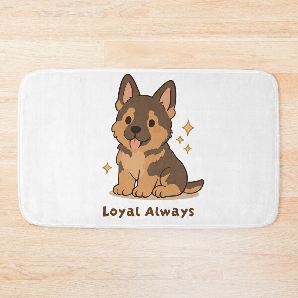 Item preview, German Shepherd Loyal Always Cute Kawaii Puppy designed and sold by MJ ART.