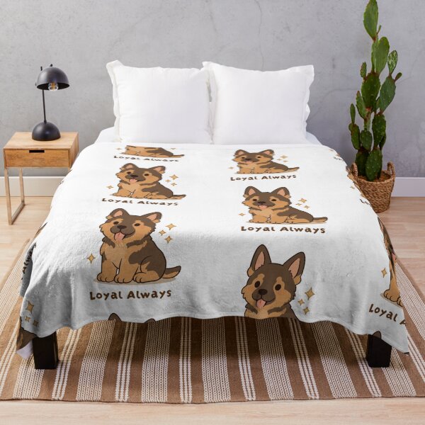 Item preview, German Shepherd Loyal Always Cute Kawaii Puppy designed and sold by MJ ART.