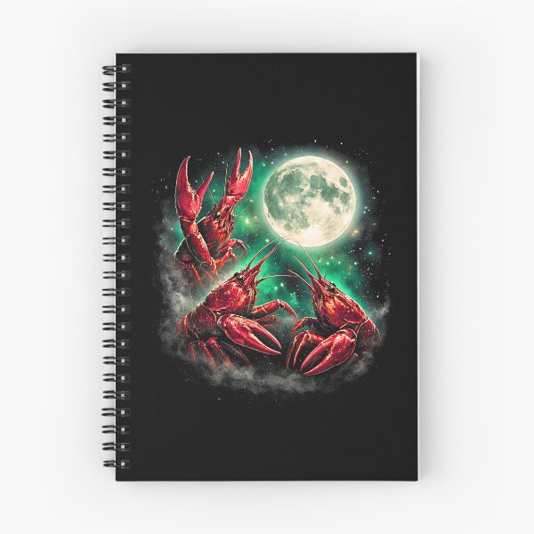Item preview, Crawfish Howling to The Moon Vintage 90s Retro Crawfish Graphic designed and sold by FerminVigo.