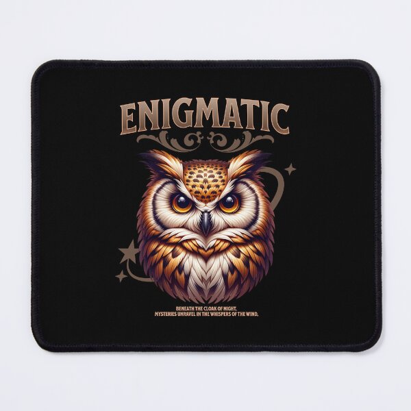 Item preview, enigmatic owl designed and sold by wildforcedesign.