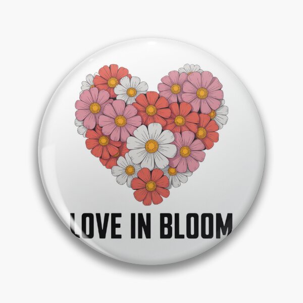Item preview, Love in Bloom – Retro Floral Daisy Heart Wildflower Nature T-Shirt designed and sold by proearth2022.