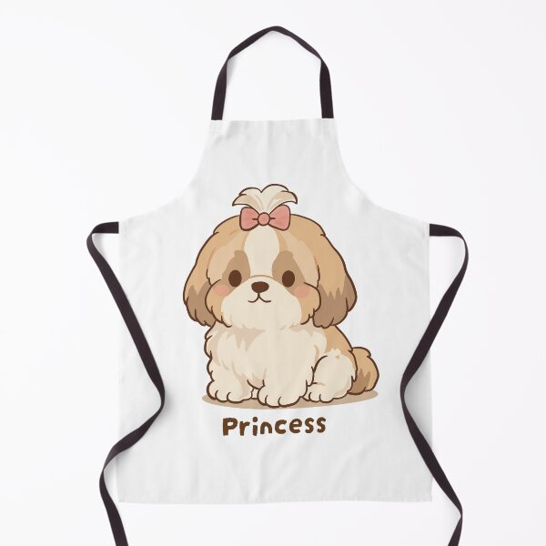 Item preview, Shih Tzu Princess Cute Kawaii Puppy Sticker designed and sold by MJ ART.