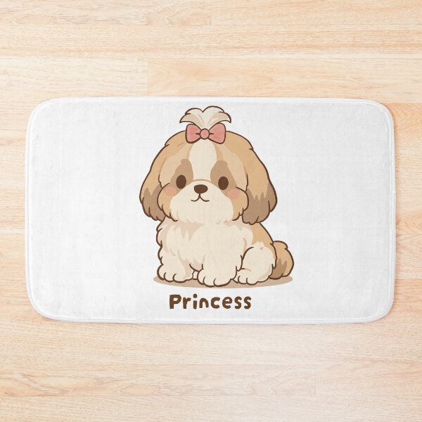 Item preview,  Shih Tzu Princess Cute Kawaii Puppy Sticker designed and sold by MJ ART.