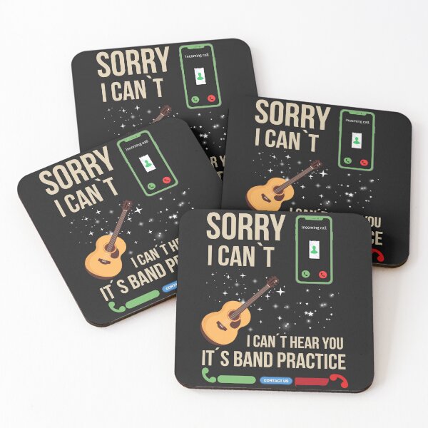 Item preview, Sorry I Can’t Hear You It’s Band Practice Funny Music Design designed and sold by Joyful-Pixel.