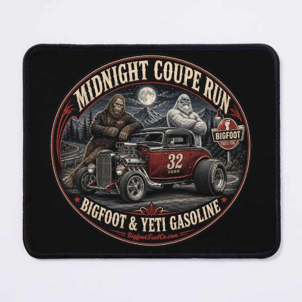 Item preview, Midnight Coupe Run – Bigfoot & Yeti 1932 Ford Hot Rod Night Drive designed and sold by Bigfoot Fuel Co.