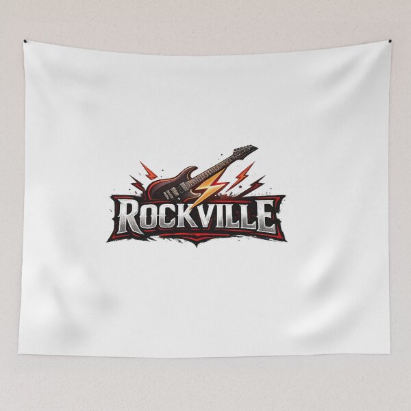 Item preview, Rockville Festival Art | Grunge Electric Guitar Lightning Design designed and sold by Combat Skies.