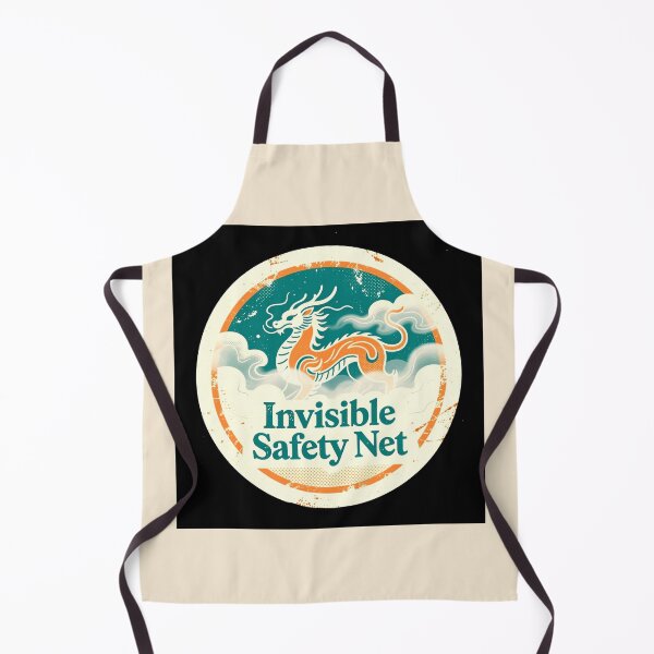 Item preview, Dad's Invisible Safety Net Retro Badge designed and sold by Arte-Excellency.
