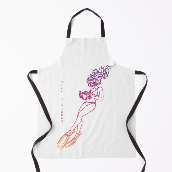 Item preview, Dive Into Wonder – Minimalist Diver in a Color Gradient designed and sold by Herzbaumatelier.