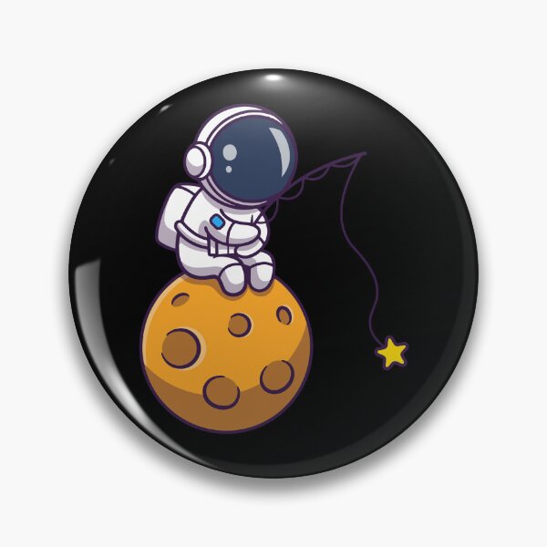 Item preview, Astronaut Fishing for Stars on the Moon designed and sold by zchikar.