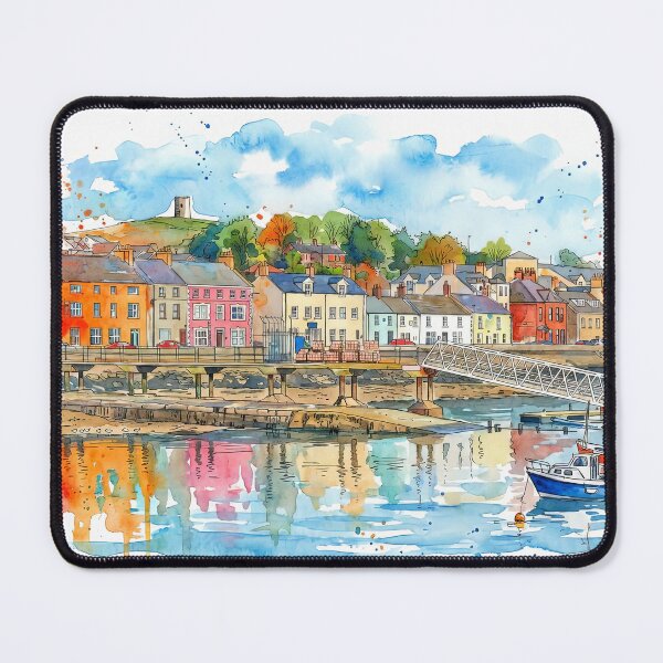 Item preview, Watercolour style painting of Portaferry, Co Down, Northern Ireland. designed and sold by davidelder.