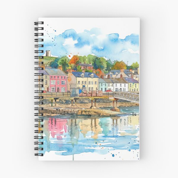 Item preview, Watercolour style painting of Portaferry, Co Down, Northern Ireland. designed and sold by davidelder.