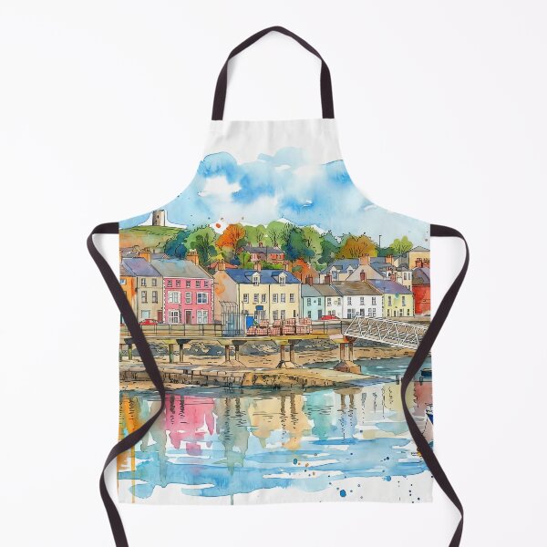 Item preview, Watercolour style painting of Portaferry, Co Down, Northern Ireland. designed and sold by davidelder.