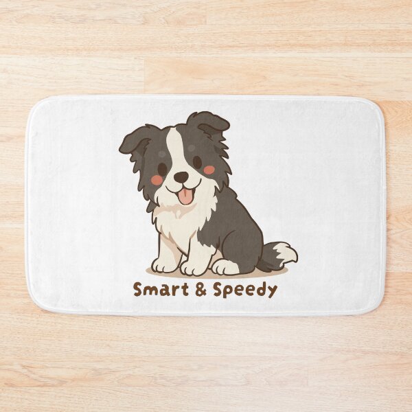 Item preview, Border Collie Smart And Speedy Cute Kawaii Puppy designed and sold by MJ ART.