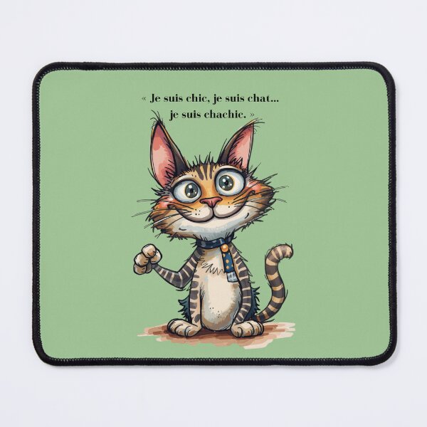Item preview, Humorous chic cat designed and sold by Art70shop.