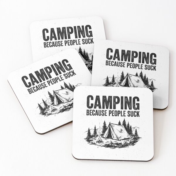Item preview, Camping Because People Suck Funny Camping Shirt  Outdoor Introvert Humor designed and sold by Martin's_Design.