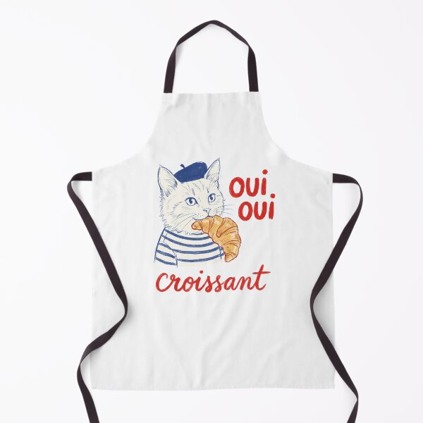 Item preview, A Cat eating a croissant (she may be frensh!!) designed and sold by shellle in the ocean.