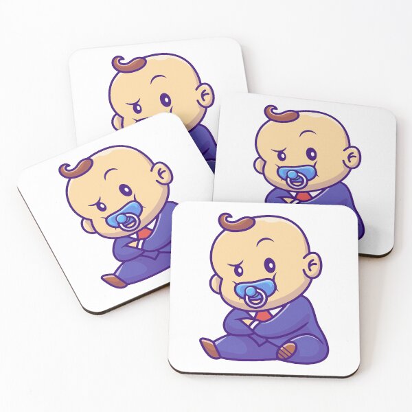 Item preview, Funny Boss Baby in Blue Business Suit designed and sold by zchikar.