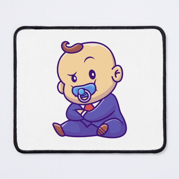 Item preview, Funny Boss Baby in Blue Business Suit designed and sold by zchikar.