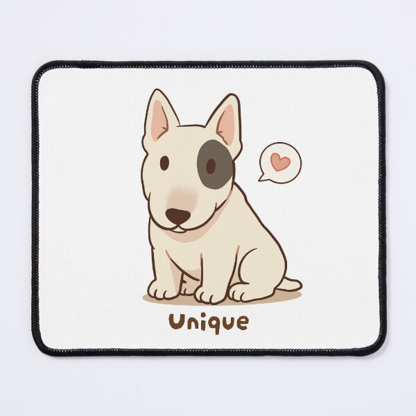 Item preview, Bull Terrier Unique Cute Kawaii Puppy Sticker designed and sold by MJ ART.