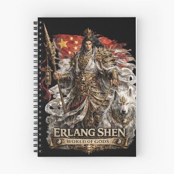 Item preview, Erlang Shen – World of Gods Series | Mythology Art, Dark Vintage Design designed and sold by MaximusFilth.