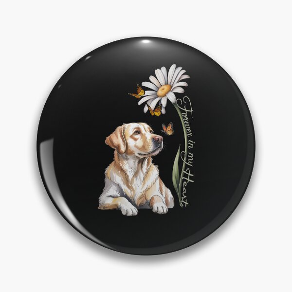 Item preview, Yellow Labrador Retriever Forever In My Heart Daisy Butterfly Dog Mom Memorial Gift designed and sold by tamdevo1.