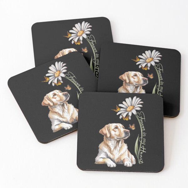Item preview, Yellow Labrador Retriever Forever In My Heart Daisy Butterfly Dog Mom Memorial Gift designed and sold by tamdevo1.