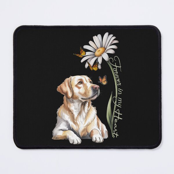 Item preview, Yellow Labrador Retriever Forever In My Heart Daisy Butterfly Dog Mom Memorial Gift designed and sold by tamdevo1.